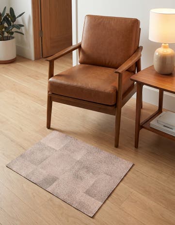2' x 3' Cowhide Leather Rug