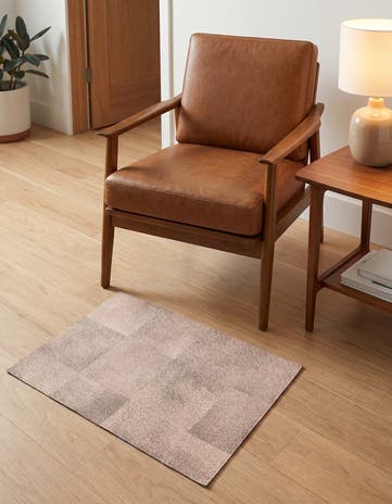 2' x 3' Cowhide Leather Rug