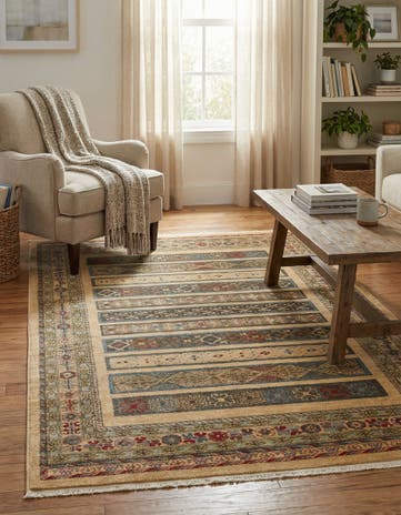 5' x 8' Kashkuli Gabbeh Rug