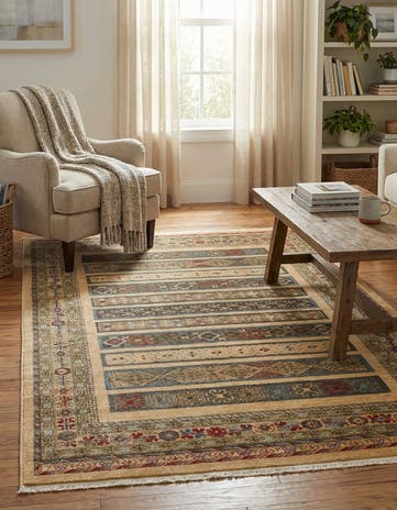 5' x 8' Kashkuli Gabbeh Rug