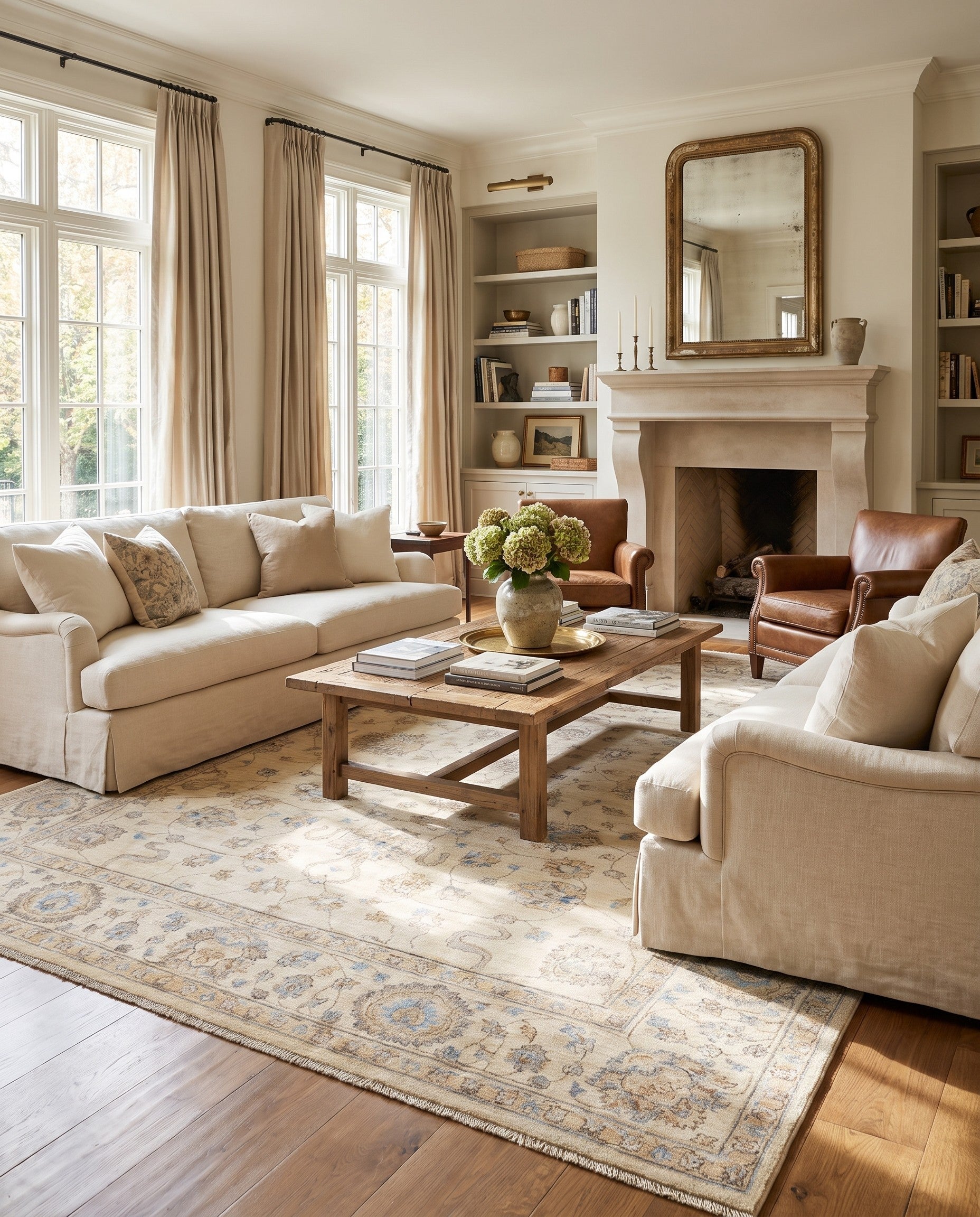 8' 2 x 9' 9 Hand Knotted Ziegler Rug