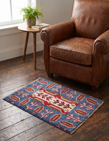 2' x 3' Hand Knotted Kazak Rug