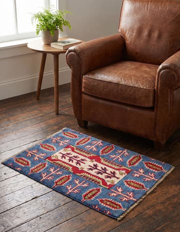 2' x 3' Hand Knotted Kazak Rug