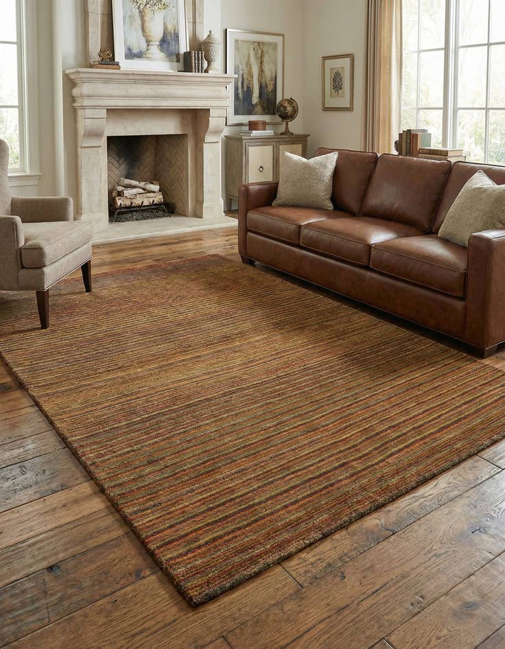 Detail image of 4' 6 x 6' 5 Juma Wool Rug