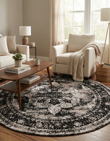7' x 7' Monte Carlo Round Rug