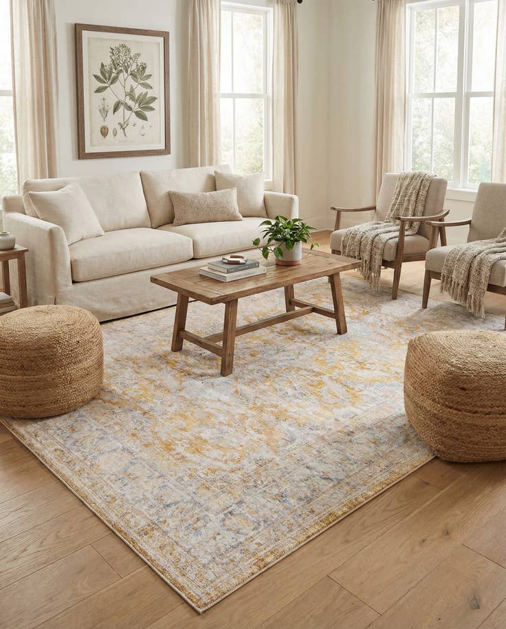 Detail image of 7' 6 x 10' 6 Washable Timeless Rug
