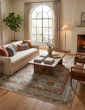 5' 9 x 8' 1 Hand Knotted Ariana Ziegler Rug