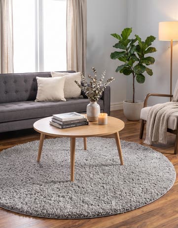 185cm x 185cm Everyday Shag Tapis Rond