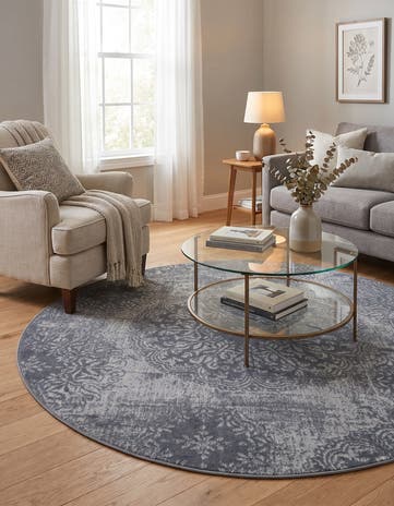 5' x 5' Monte Carlo Round Rug