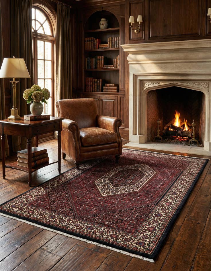 Detail image of 3' 8 x 6' 1 Bidjar Wool Rug