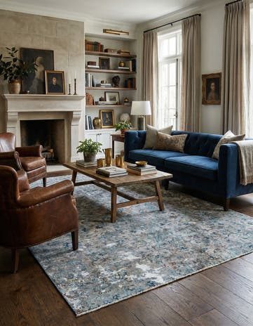 5' 3 x 7' 10 Vintage Royal Rug