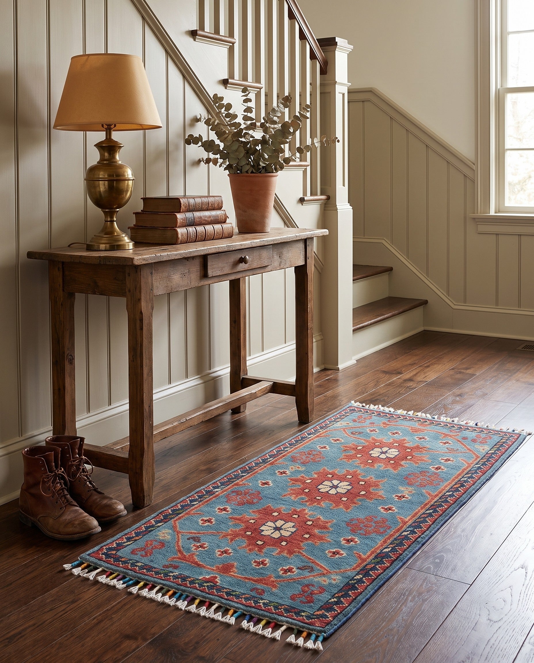 1' 9 x 3' 4 Hand Knotted Ariana Ziegler Rug