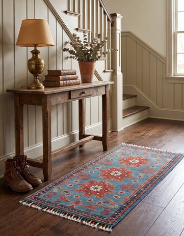 1' 9 x 3' 4 Hand Knotted Ariana Ziegler Rug