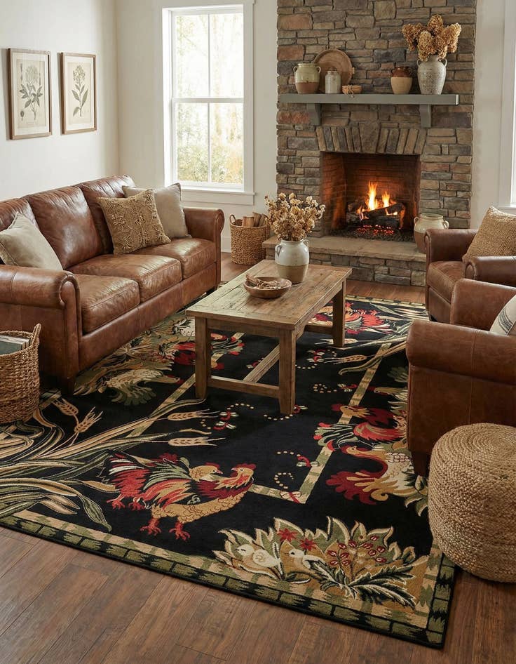 Detail image of 10' x 13' Country Rug