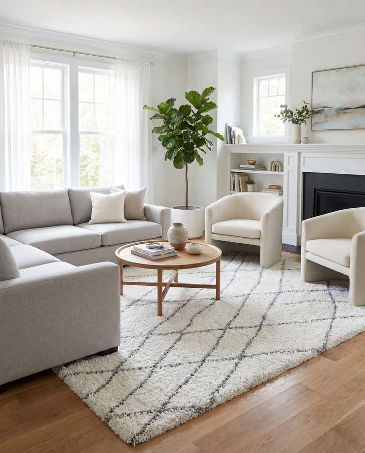 9' x 12' Soft Touch Shag Rug