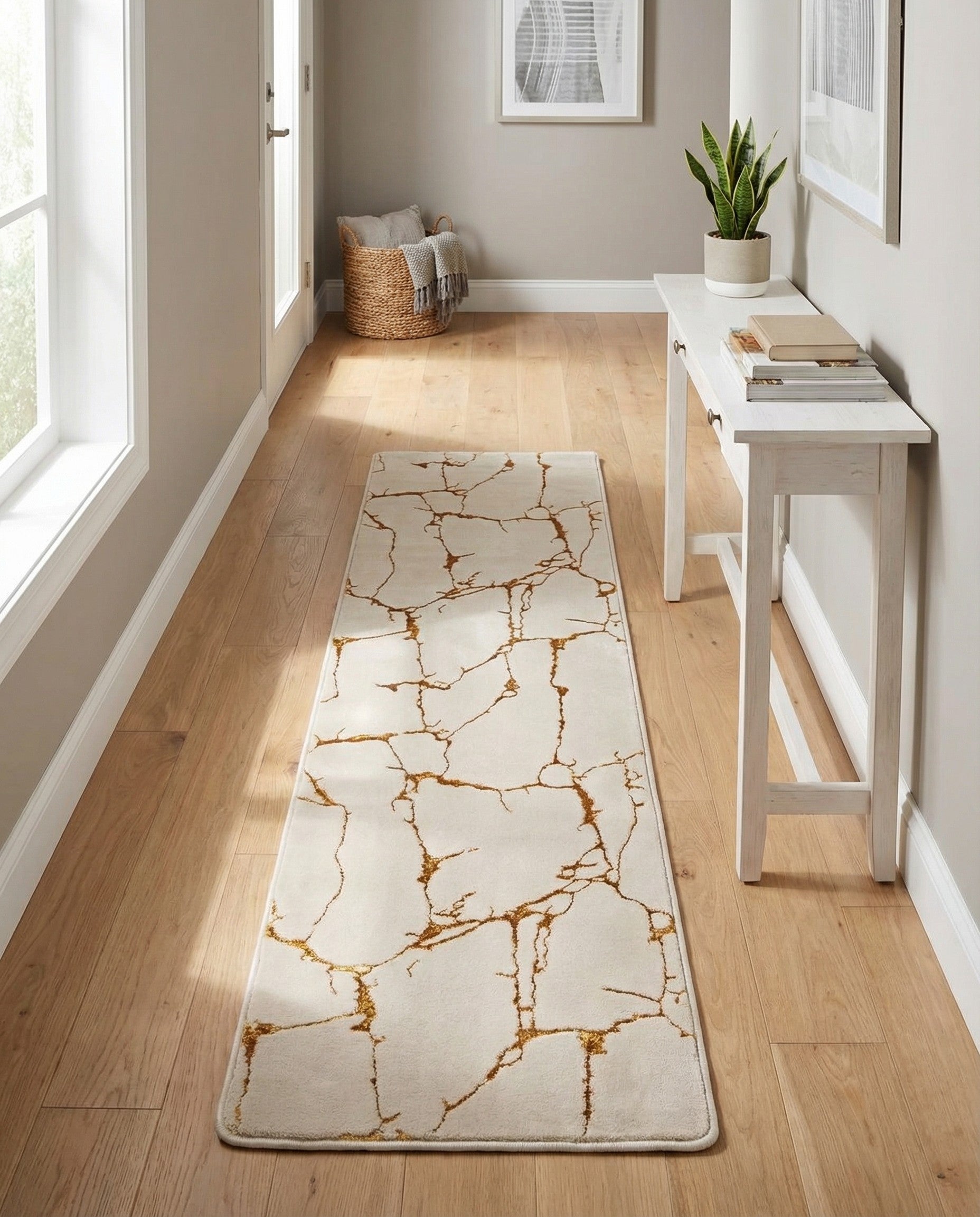 2' x 8' Vogue Geo Runner Rug