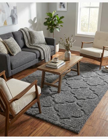 5' x 8' Trellis Shag Rug