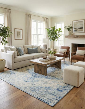 Blue Oxfordshire Rug