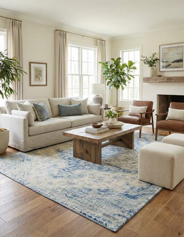 Blue Oxfordshire Rug