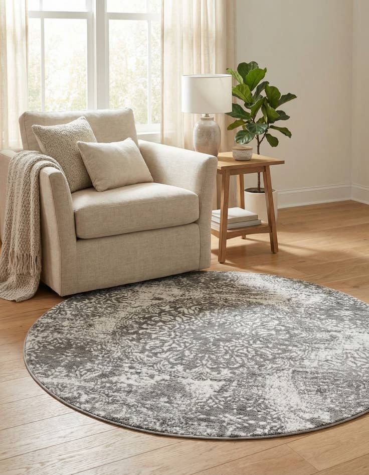 Detail image of 5' 3 x 5' 3 Monte Carlo Round Rug