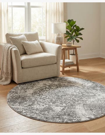 5' 3 x 5' 3 Monte Carlo Round Rug