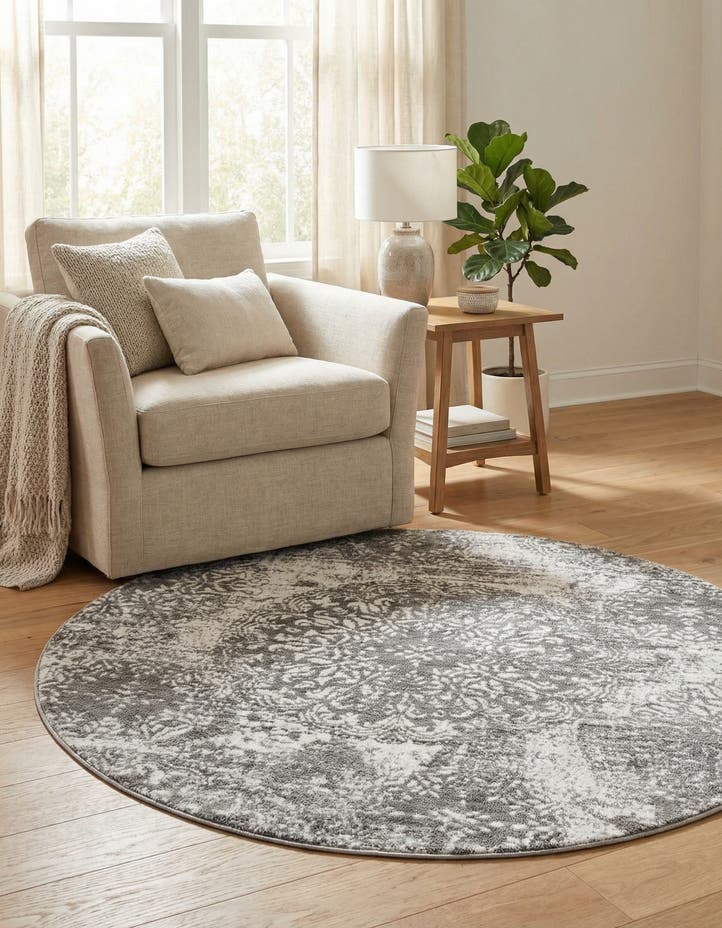 5' 3 x 5' 3 Monte Carlo Round Rug