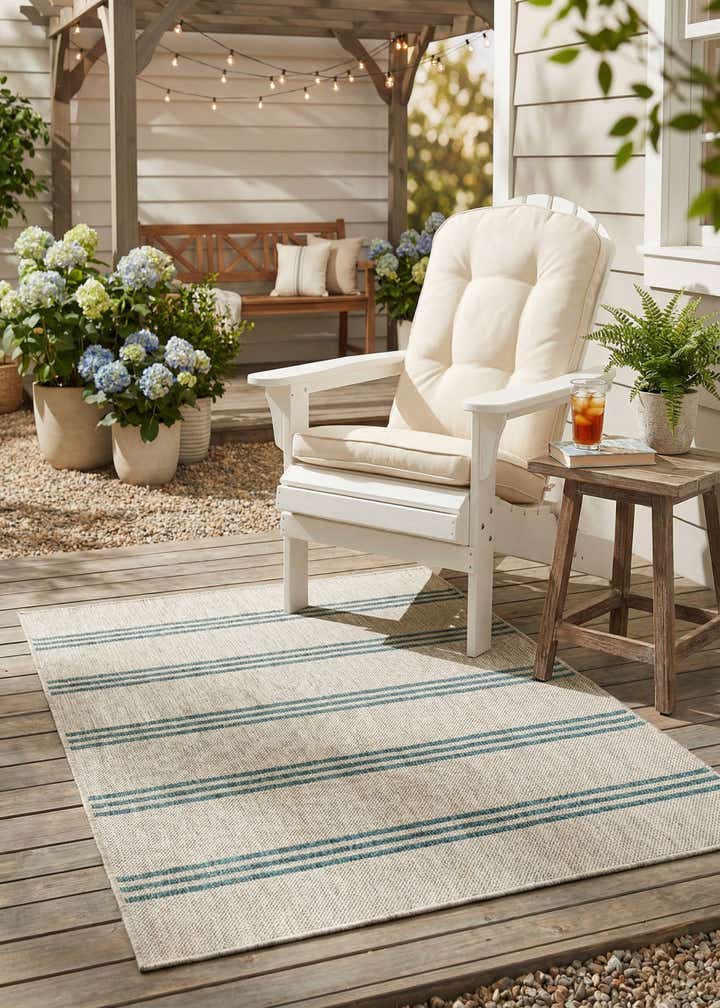 3' x 5' 3 Easy-Clean Jill Zarin Anguilla Indoor / Outdoor Rug