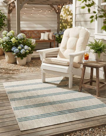 3' x 5' 3 Easy-Clean Jill Zarin Anguilla Indoor / Outdoor Rug