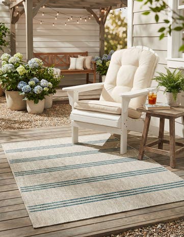3' x 5' 3 Easy-Clean Jill Zarin Anguilla Indoor / Outdoor Rug