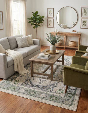 Stone Gray Madeline Vintage Rug