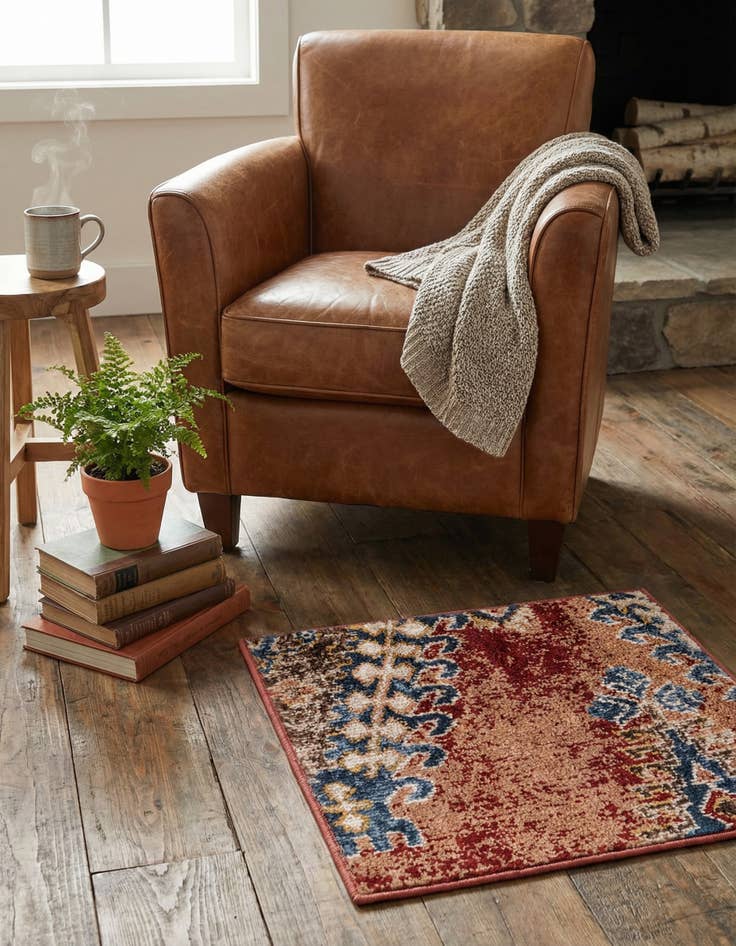 Detail image of 1' 4 x 1' 4 Eden Sample Rug