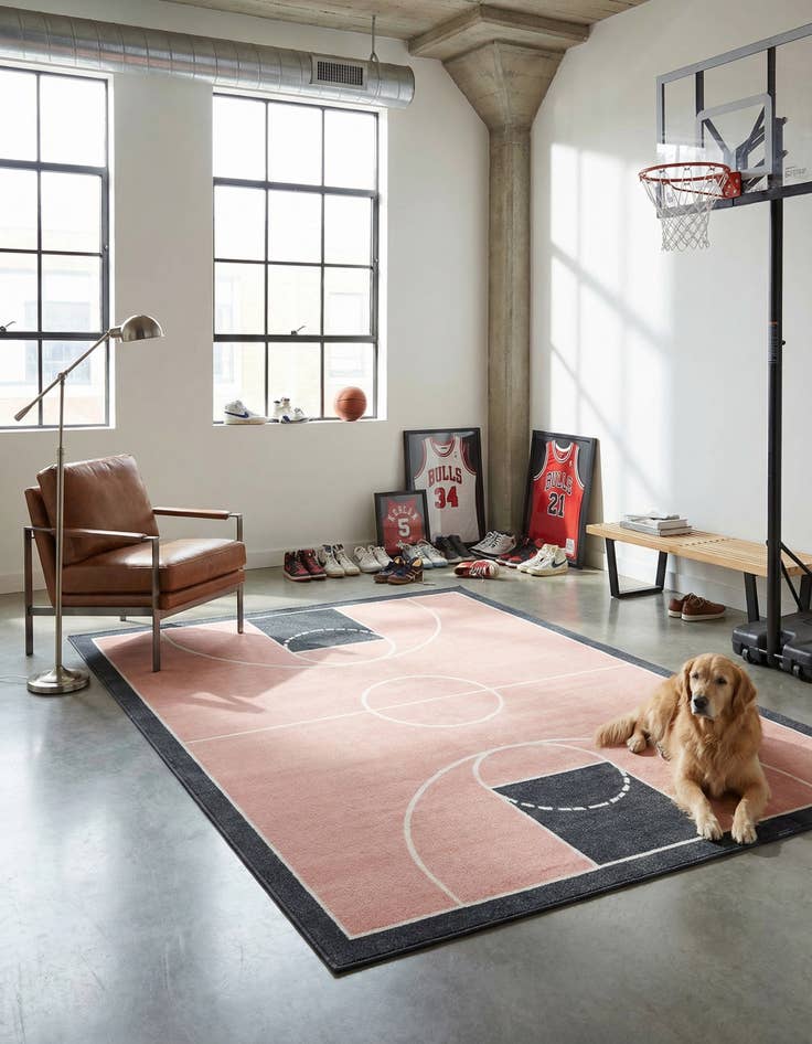 Detail image of 7' 10 x 10' Sports Washable Rug