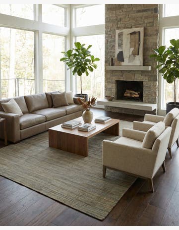 8' 4 x 11' 3 Hand Woven Kilim Modern Wool Rug