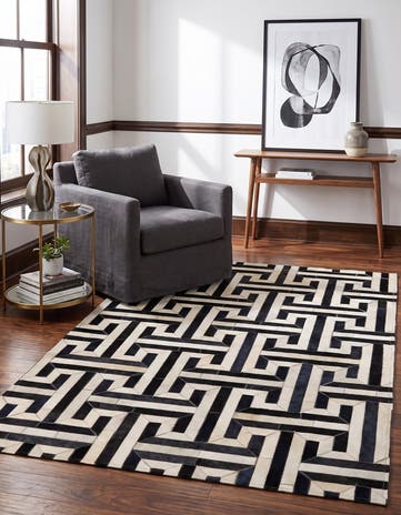 4' x 6' 1 Cowhide - Patchwork Rug