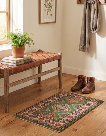 1' 11 x 2' 10 Hand Knotted Kazak Rug
