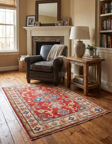 2' 9 x 4' 1 Hand Knotted Kazak Rug