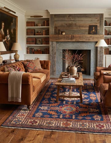 5' 10 x 8' 7 Hand Knotted Kazak Rug