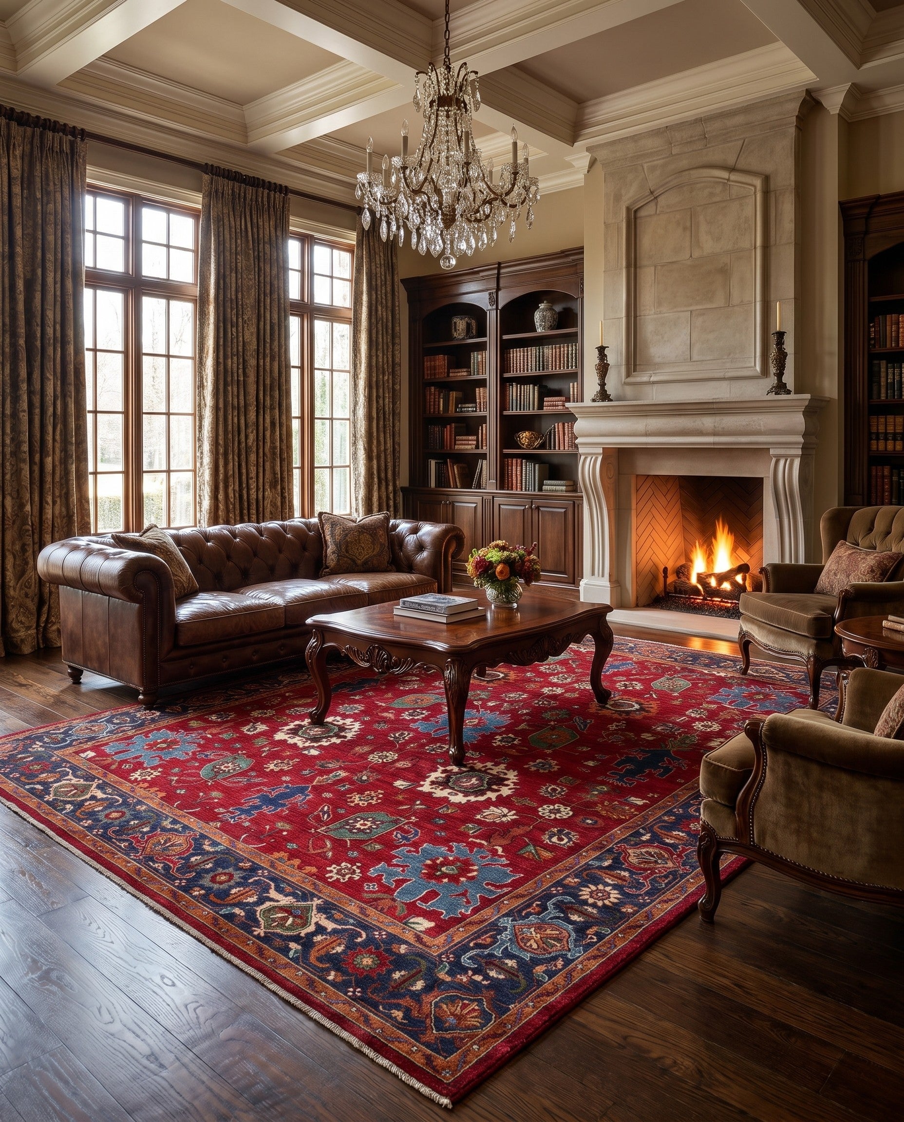 9' x 11' 11 Hand Knotted Ariana Ziegler Rug