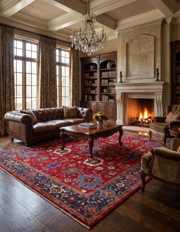 9' x 11' 11 Hand Knotted Ariana Ziegler Rug