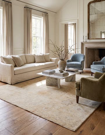 6' 7 x 9' 10 Hand Knotted Ziegler Rug