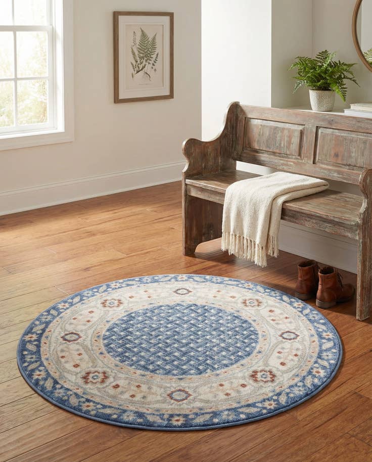 Detail image of 3' x 3' Charlotte Round Rug