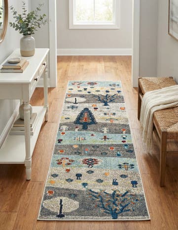 2' x 6' Washable Vivid Runner Rug