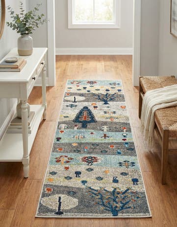 2' x 6' Washable Vivid Runner Rug