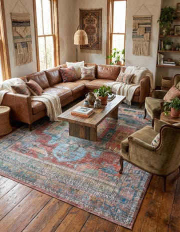 9' 2 x 12' Washable Maahru Rug
