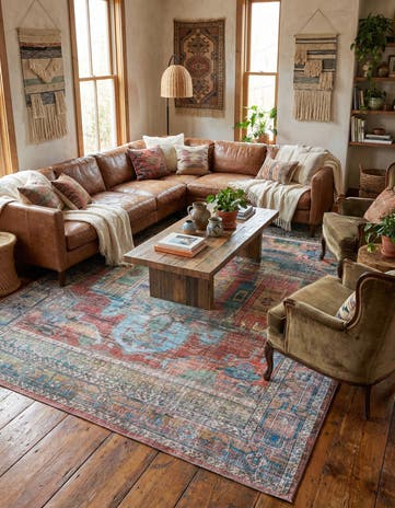 9' 2 x 12' Washable Maahru Rug