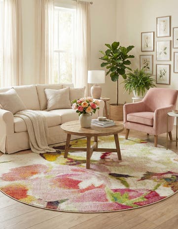 7' 10 x 7' 10 Tuscany Round Rug
