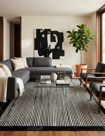 5' 1 x 7' 11 Cowhide - Patchwork Rug