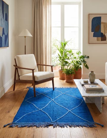 3' 5 x 5' 2 Hand Woven Kilim Modern Wool Rug