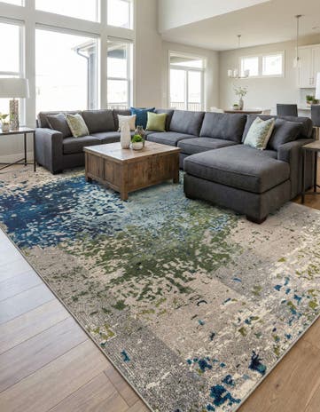 10' 6 x 16' 5 Washable Hyacinth Rug