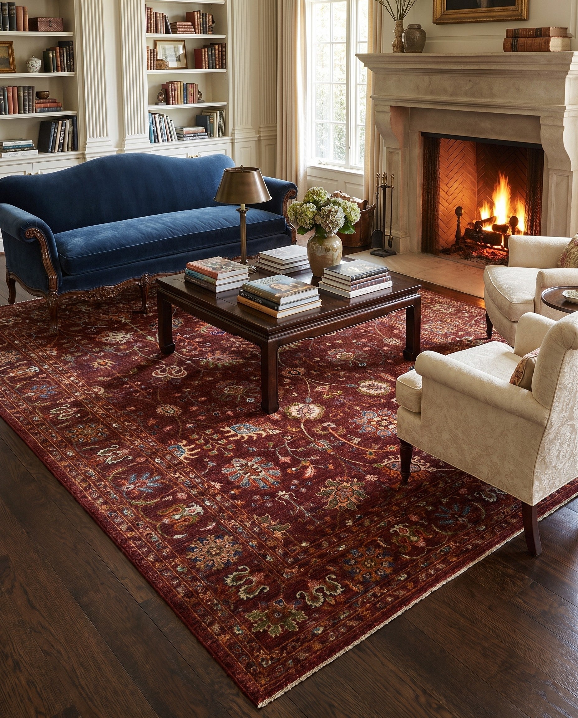 8' 1 x 10' 2 Hand Knotted Ariana Ziegler Rug